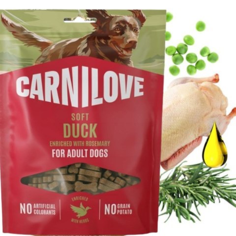 CARNILOVE Dog SOFT Snack Duck enriched with Rosemary 200g Kaczka
