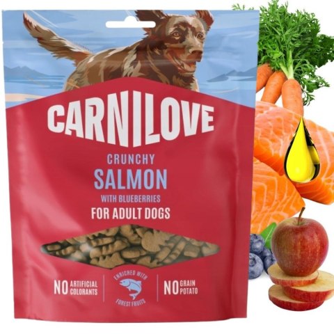 Carnilove przysmak dla psa łosoś i jagody 200g