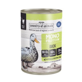 Countryof AnimalsCat WetFood Monoprotein Duck400g