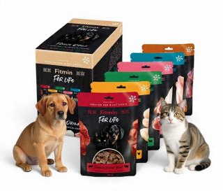 FITMIN dog&cat liofilizowane przysmaki multipack (6x30g)
