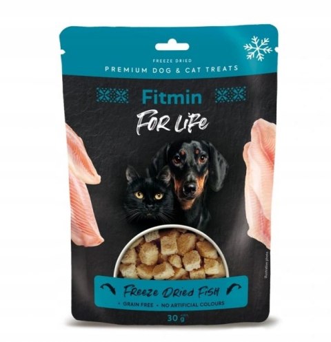 Fitmin For Life Dog Cat Liofilizowane przysmaki Ryba 30g