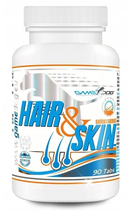 Game Dog Hair Skin 90 tabletek NA WYPADANIE SIERŚCI