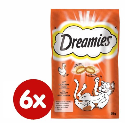 MARS Dreamies kurczak 60g (6) pomarańczowe