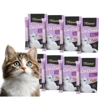 MIAMOR Cat Confect Malt Cream Kase Pasta z serem dla kota 48x15g