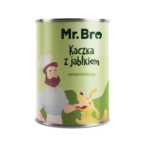 Mr. Bro Kaczka z Jabłkiem 400g Karma Mokra dla Psa Monoproteinowa