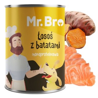 Mr. Bro Łosoś z Batatami 400g - Monoproteinowa