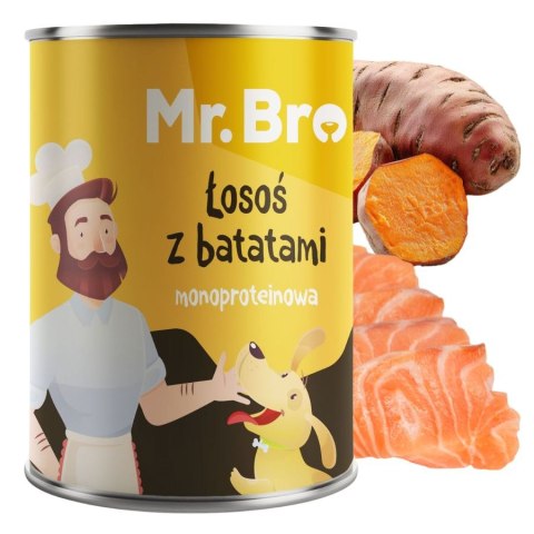 Mr. Bro Łosoś z Batatami 400g - Monoproteinowa