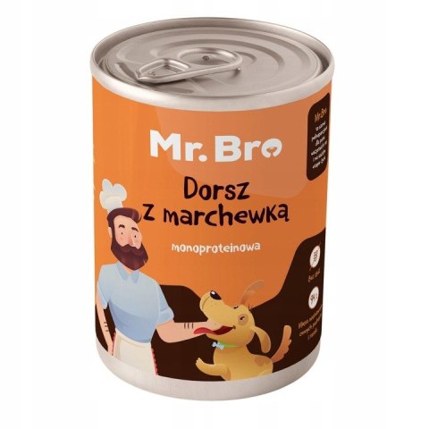 Mr. Bro Zestaw Monoproteinowych karm 6x800 Mix konina dorsz jagnięcina