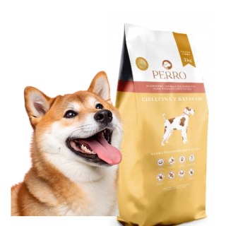 NA WAGĘ PERRO Bezzbożowa Cielęcina z Batatami Średnie Duże Rasy 1 kg dla