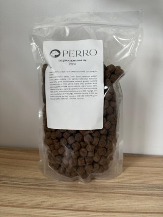 NA WAGĘ PERRO Bezzbożowa Cielęcina z Batatami Średnie Duże Rasy 1 kg dla