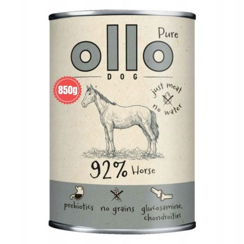 Ollo puszka pies Pure Koń 850 g