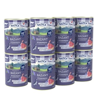 PAKIET BALTICA smaki regionów Kot dorosły Bażant 12x400g
