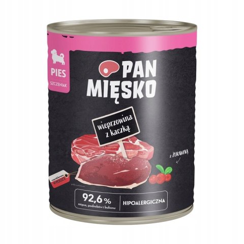 PAN MIĘSKO Zestaw dla szczeniaka 4x800