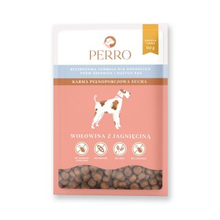 Perro wołowina z jagniecina dla doroslych 60g probka inwentaryzacja