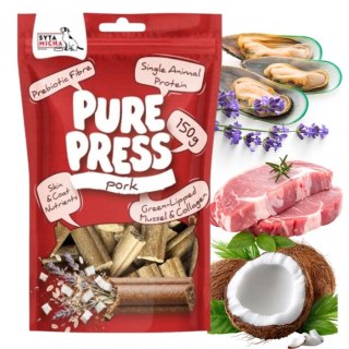 Przysmak dla psa Syta Micha Pure Press tłoczone na zimno Wieprzowina 150g