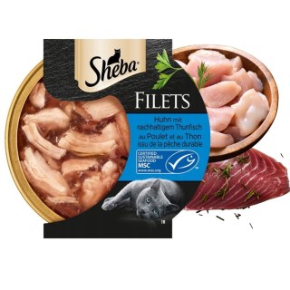 SHEBA TACKA KURCZAK TUŃCZYK W SOSIE 60G