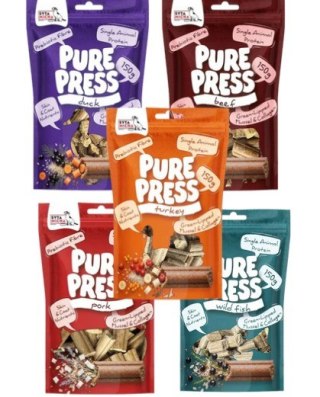 Syta Micha Pure Press Smaczki tłoczone na zimno dla psa 5 smaków 5x150g