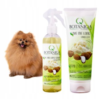 Szampon i Spray dla psa Botaniqa LOVE ME LONG 2x250g zestaw