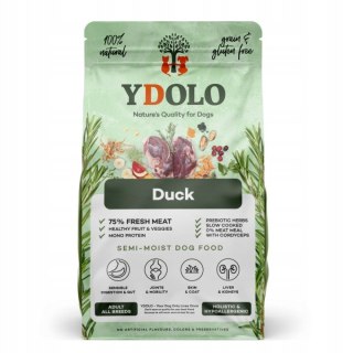 YDOLO Kaczka 2,5 kg PÓŁWILGOTNA Dla Dorosłych Psów 0 Grochu Ziemniaka