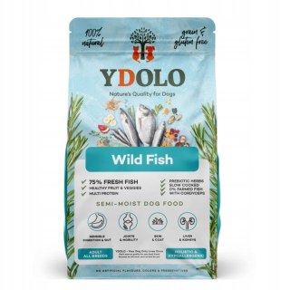 YDOLO Wild Fish ryby morskie 2,5kg PÓŁWILGOTNA Dla Dorosłych Psów 0 Grochu