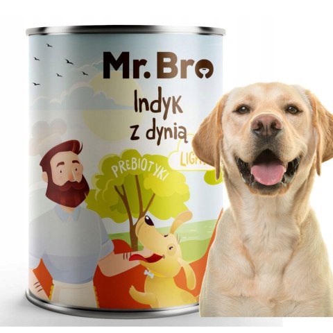 ZESTAW 12X400 Mr. Bro LIGHT Indyk z dynią Monoproteinowa