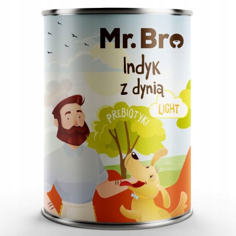 ZESTAW 6X400 Mr. Bro LIGHT Indyk z dynią Monoproteinowa