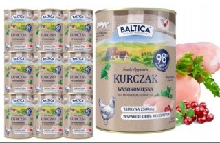 ZESTAW BALTICA SMAKI REGIONÓW Kot dorosły Kurczak 12X400g