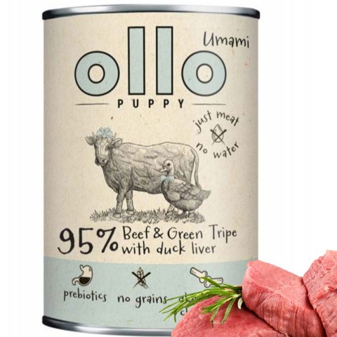 ZESTAW OLLO umami dla szczeniąt Wołowina 6X850g