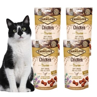 ZESTAW Smakołyki Carnilove 4X50g kurczak tymianek przysmak