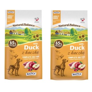 Zestaw Baltica Kaczka M/L 9kg karma dla psa sucha Natural Balance