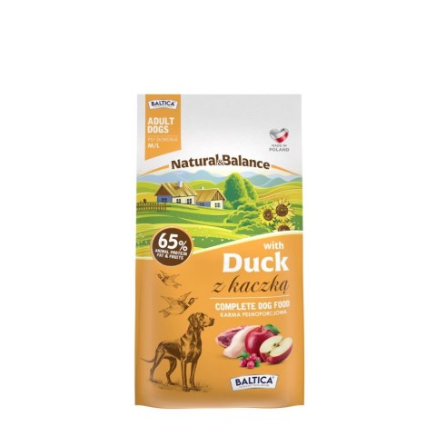 Zestaw Baltica Kaczka M/L 9kg karma dla psa sucha Natural Balance
