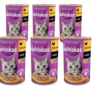 Zestaw Whiskas Mokra Karma Dla Kota Z Kurczakiem W Sosie Puszka 6x400g