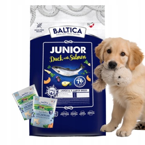 BALTICA EXCELLENR JUNIOR DUCK & SALMON 12KG Karma dla szczeniąt