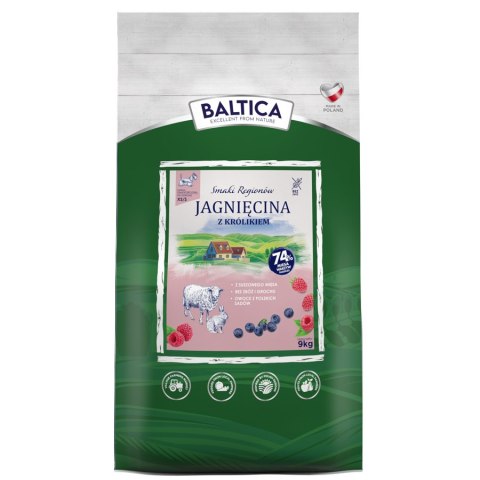 BALTICA SMAKI REGIONÓW Jagnięcina z królikiem XS/S 9kg
