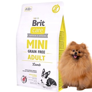 BRIT CARE DOG MINI GRAIN-FREE ADULT LAMB jagnięcina 2kg