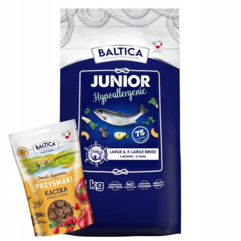 Baltica Junior Hypoallergenic 12kg Karma dla juniora z łososiem large