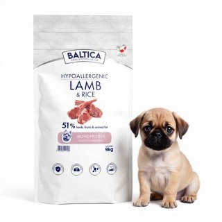 Baltica Nutraceutic Adult Jagnięcina z Ryżem XS/S 12kg Hipoalergiczna Karma
