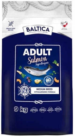Baltica Salmon Hypoallergenic 9 kg karma hipoalergiczna dla psa