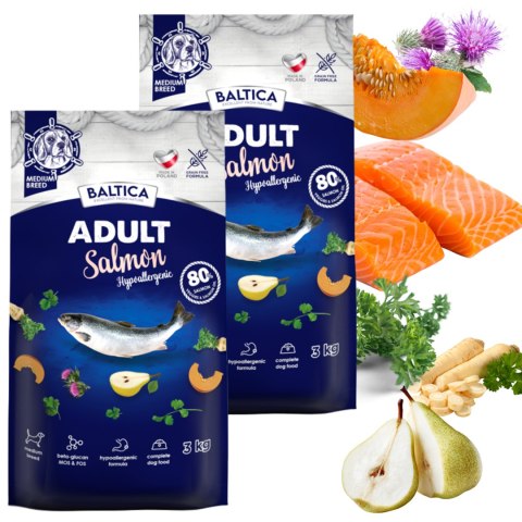Baltica Salmon Hypoallergenic 9 kg karma hipoalergiczna dla psa