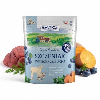 Baltica Szczeniak Jagnięcina z cielęciną dla szczeniąt wszystkich ras 1kg