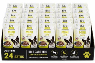 Brit Care Mini Karma Mokra dla Psa Jagnięcina 24x85g Filety w Sosie