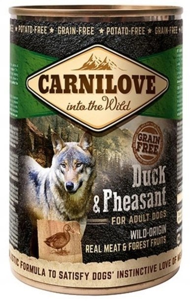 CARNILOVE WILD MEAT DUCK&PHEASANT 400G