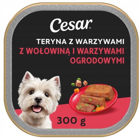 Cesar mokra karma wołowina z warzywami ogrodowymi 300g