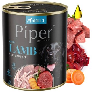 Dolina Noteci Piper z jagnięciną i marchewką PUSZKA dla psa 800g karma