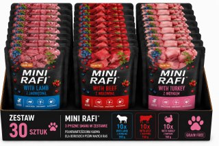 Dolina Noteci RAFI MINI Mix Smaków 30x150g ZESTAW DLA MAŁYCH RAS