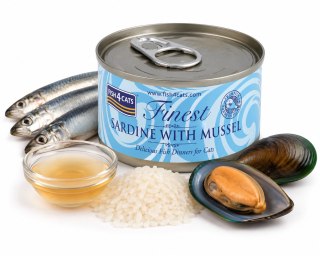 Fish4Cats Finest Sardynka z Omułkiem Zielonowargowym 70g Karma dla Kota