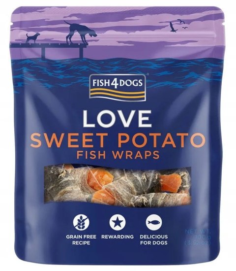 Fish4DogsX3 DENTAL SEA JERKY LOVE TIDDLERS MIX NAJLEPSZYCH PRZYSMAKÓW