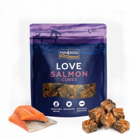 Fish4Dogs Salmon Cubes 85g SMACZKI DLA PSA