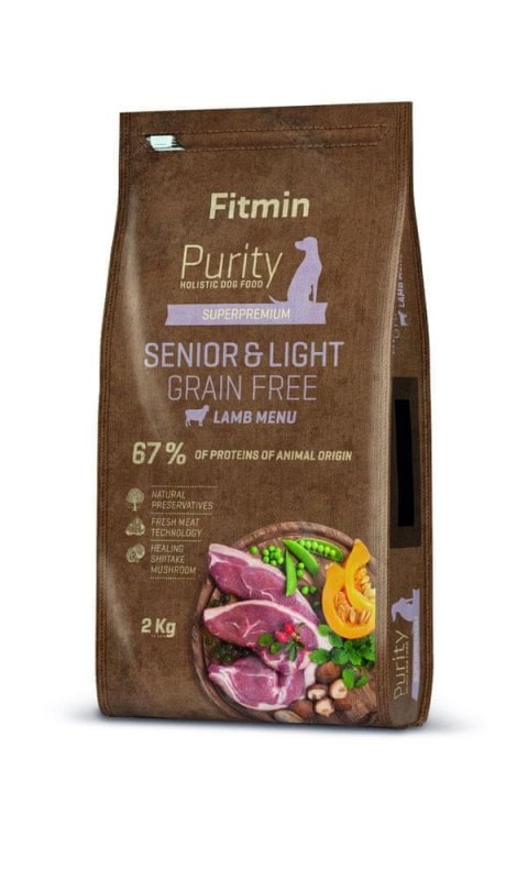 Fitmin Purity GF Senior & Light Lamb karma dla psów 2 kg