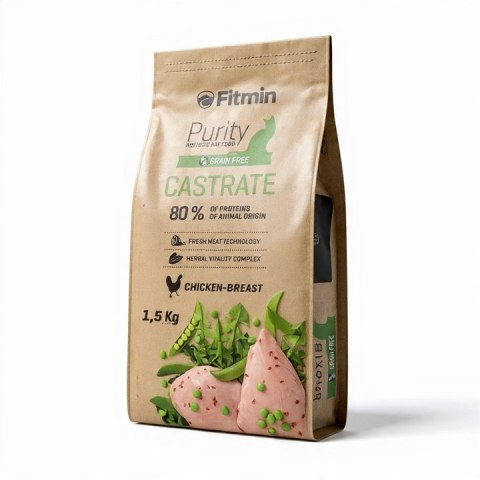 Fitmin cat Purity Castrate - 1,5 kg